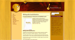 Desktop Screenshot of bandolim.net